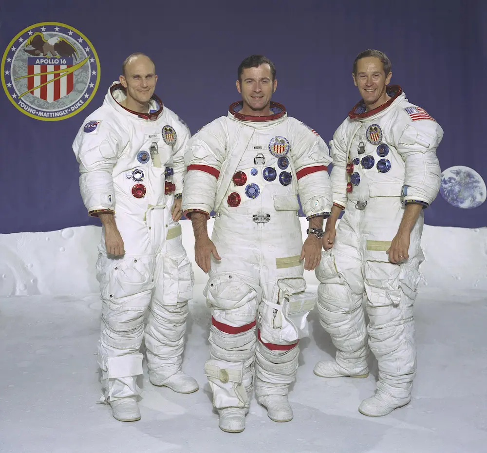 Apollo 16 Crew T. Ken Mattingly John W. Young, Charles M. Duke J